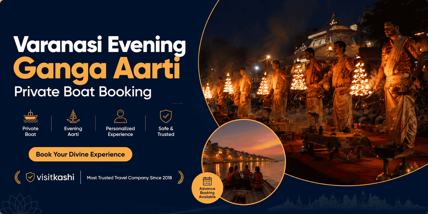 Ganga Aarti Boat Booking