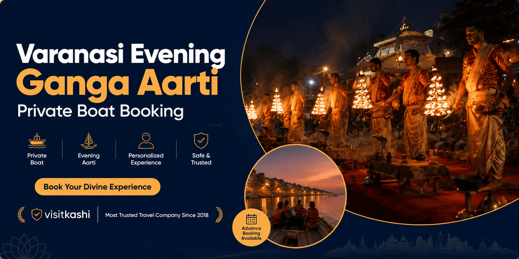 Ganga Aarti Boat Booking